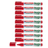 thumb-edding 21 EcoLine Permanentmarker rot 1,5 - 3,0 mm, 10 St.