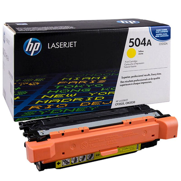 HP 504A (CE252A) gelb Tonerkartusche