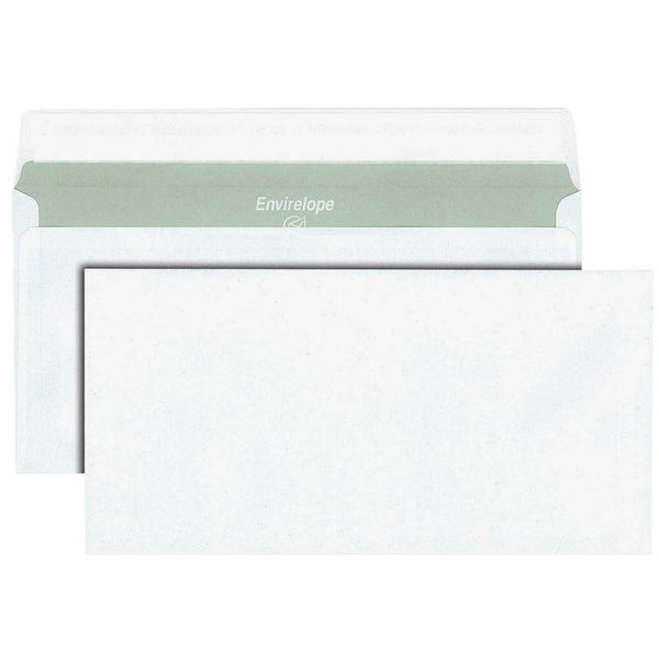 MAILmedia Briefumschläge Envirelope® DIN lang ohne Fenster recycling-weiß haftklebend 500 St.