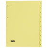 thumb-dots Ordnerregister Vollformat 1-10 gelb 10-teilig, 5 Satz