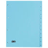 thumb-dots Ordnerregister Vollformat 1-12 blau 12-teilig, 5 Satz
