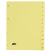 thumb-dots Ordnerregister Vollformat 1-12 gelb 12-teilig, 5 Satz