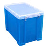 thumb-Really Useful Box Aufbewahrungsbox 19,0 l transparent, blau 39,5 x 25,5 x 29,0 cm