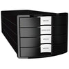 thumb-HAN Schubladenbox Impuls  schwarz 1012-13, DIN C4 mit 4 Schubladen