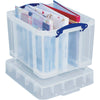 thumb-Really Useful Box Aufbewahrungsbox 35,0 l transparent 48,0 x 39,0 x 34,5 cm