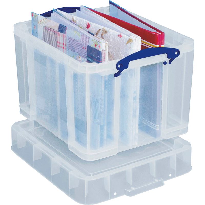 Really Useful Box Aufbewahrungsbox 35,0 l transparent 48,0 x 39,0 x 34,5 cm
