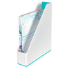 thumb-LEITZ Stehsammler WOW Duo Colour 53621051 perlweiß/eisblau Kunststoff, DIN A4