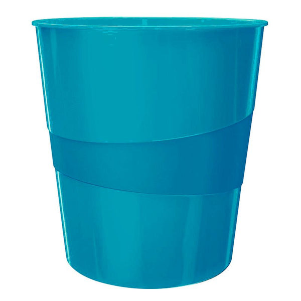 LEITZ WOW Duo Colour Papierkorb 15,0 l blau