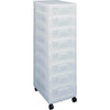 thumb-Really Useful Box Aufbewahrungsboxen 8x 7,0 l transparent 42,0 x 30,0 x 92,5 cm