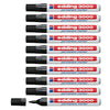 thumb-edding 3000 Permanentmarker schwarz 1,5 - 3,0 mm, 10 St.