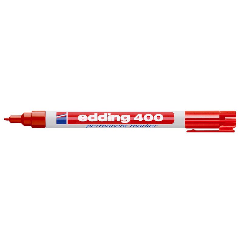 edding 400 Permanentmarker rot 1,0 mm, 10 St.