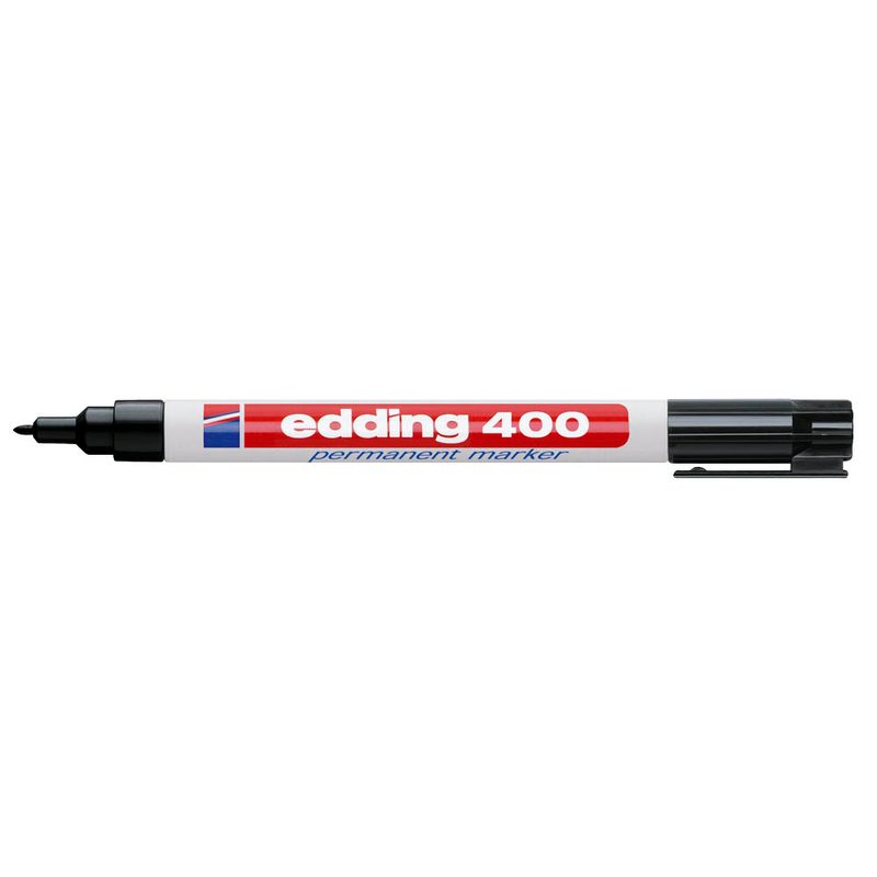 edding 400 Permanentmarker schwarz 1,0 mm, 10 St.