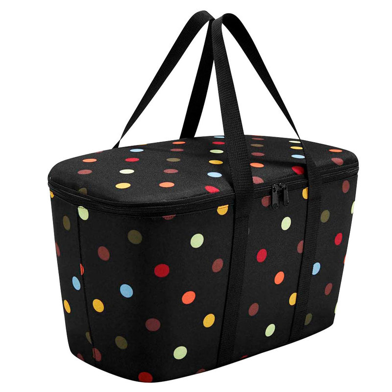 reisenthel® Kühltasche coolerbag Kunstfaser schwarz/bunt bedruckt UH7009