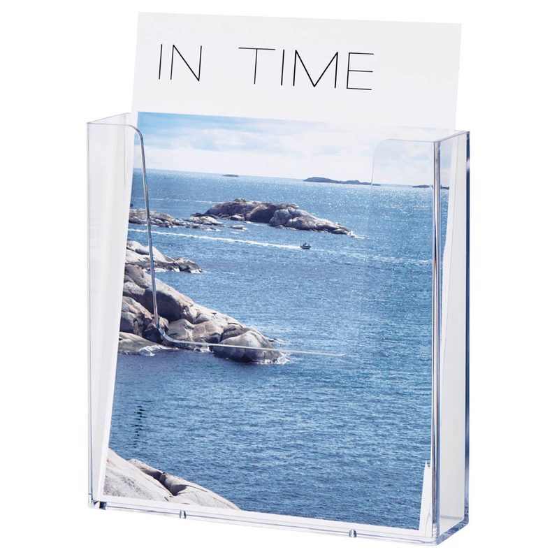 helit Wandprospekthalter transparent DIN A5