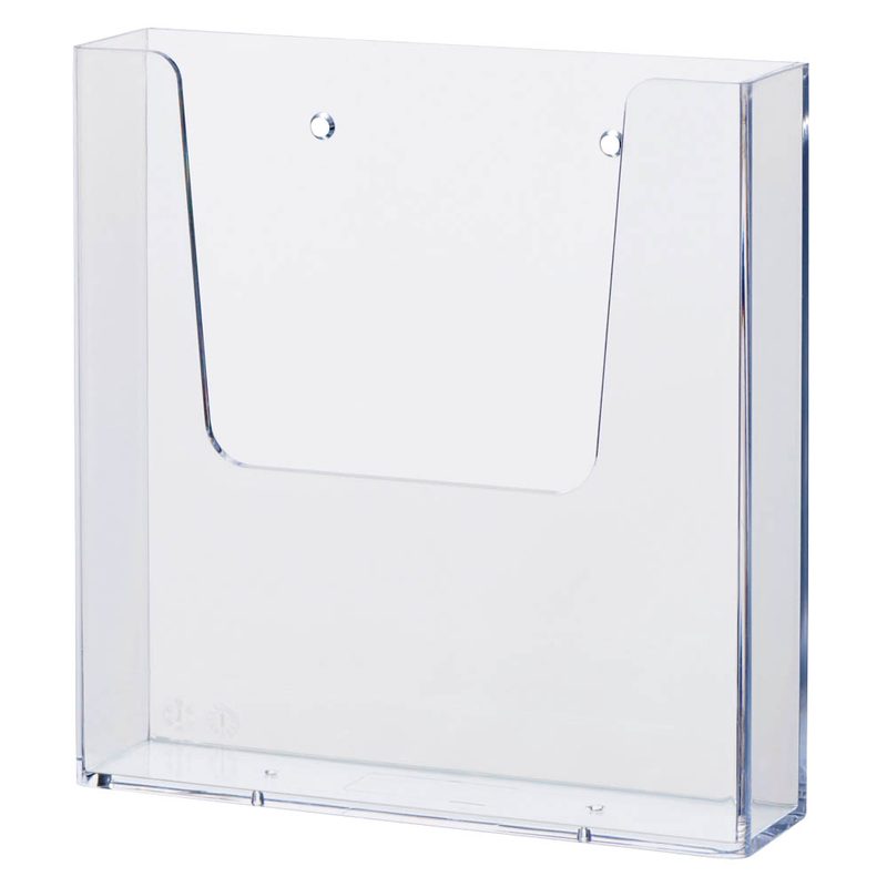 helit Wandprospekthalter transparent DIN A5