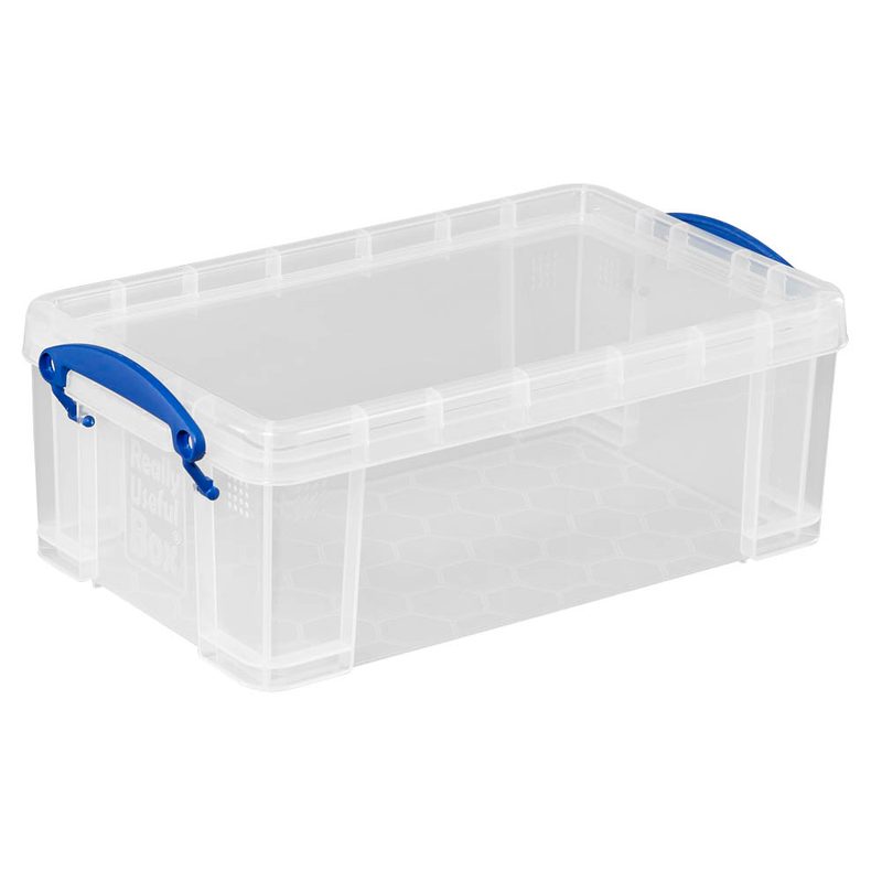 Really Useful Box Aufbewahrungsbox 5,0 l transparent 34,0 x 20,0 x 12,5 cm