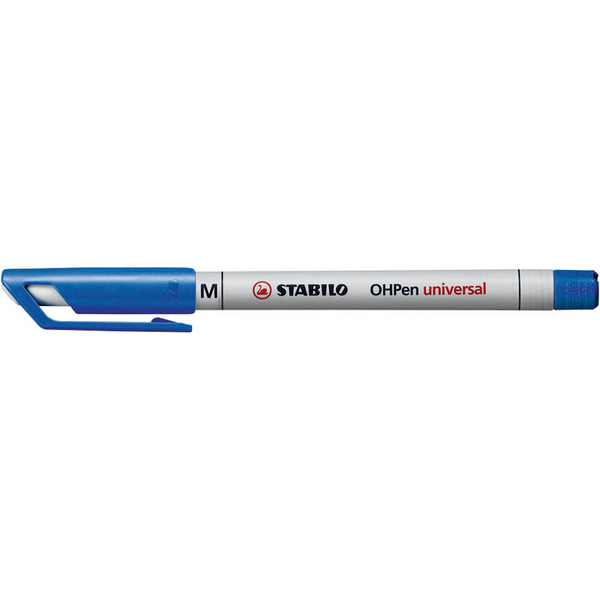 10 STABILO OHPen universal Folienstifte blau 1,0 mm non-permanent