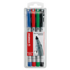 thumb-STABILO OHPen universal Folienstifte-Set farbsortiert non-permanent 4 St.