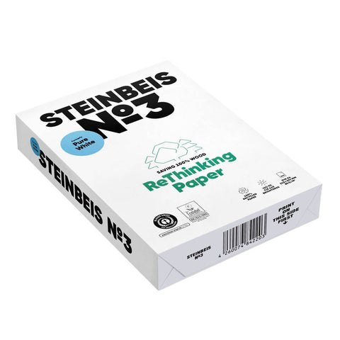 STEINBEIS Recyclingpapier No.3 DIN A4 80 g/qm 500 Blatt
