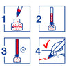 thumb-edding 22 EcoLine Permanentmarker farbsortiert 1,0 - 5,0 mm, 4 St.