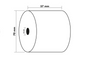 thumb-Exacompta Additionsrollen 5,7 cm x 40,0 m, 10 Rollen