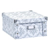 thumb-Zeller Aufbewahrungsbox 9,6 l weiß, vintage 26,0 x 31,0 x 14,0 cm