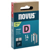 thumb-800 novus Tackerklammern 53F/14 Flachdraht 14 mm