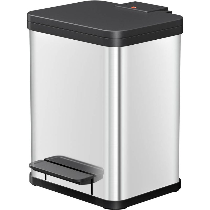 Hailo Öko uno Plus M Mülleimer 17,0 l silber