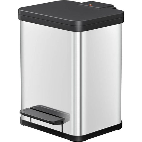Hailo Öko uno Plus M Mülleimer 17,0 l silber