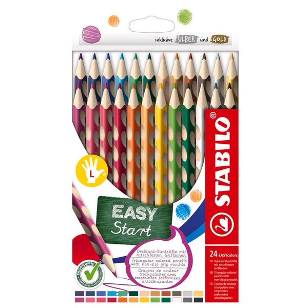 STABILO EASYcolors L Buntstifte farbsortiert, 24 St.