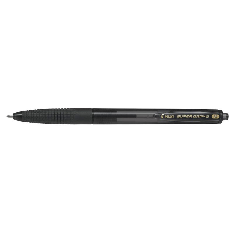 PILOT Kugelschreiber SUPER GRIP G schwarz, Schreibfarbe: schwarz, 1 St.
