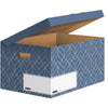 thumb-5 Bankers Box Archivboxen Bankers Box Décor Serie schieferblau/weiß 36,7 x 57,0 x 29,5 cm
