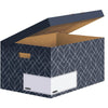 thumb-5 Bankers Box Archivboxen Bankers Box Décor Serie mitternachtsblau/weiß 36,7 x 57,0 x 29,5 cm