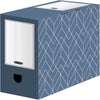 thumb-5 Bankers Box Archivboxen Bankers Box Décor Serie schieferblau/weiß 15,0 x 34,5 x 25,3 cm