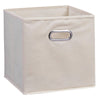 thumb-Zeller Aufbewahrungsbox 30,0 l beige 32,0 x 32,0 x 32,0 cm