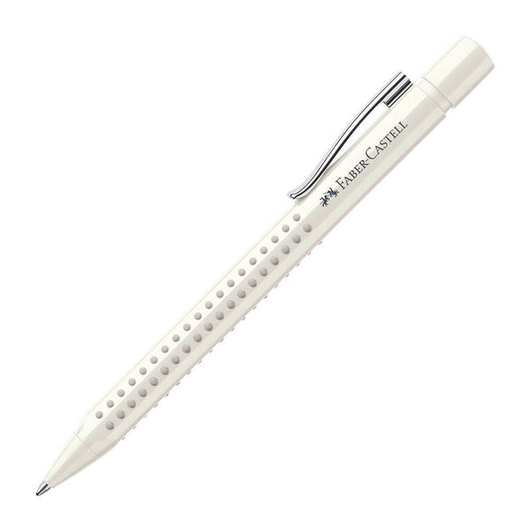 FABER-CASTELL Kugelschreiber GRIP 2010 weiß, Schreibfarbe: blau, 1 St.