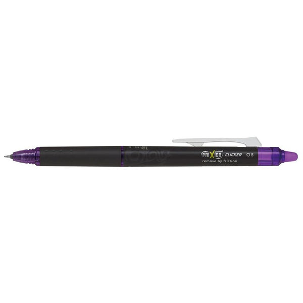 PILOT FRIXION point CLICKER Tintenroller schwarz 0,3 mm, Schreibfarbe: violett, 1 St.