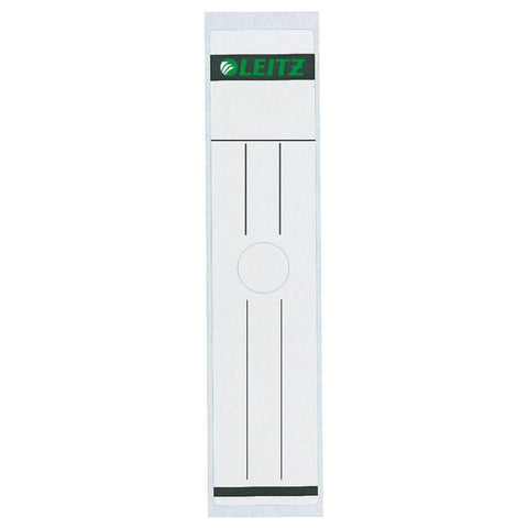 10 LEITZ Ordneretiketten 6093 grau für 8,0 cm Rückenbreite