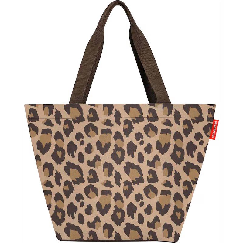 reisenthel® Einkaufstasche shopper M LEO MACCHIATO Kunstfaser braun ZS6048