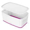 thumb-LEITZ MyBox Aufbewahrungsbox 5,0 l perlweiß/pink 31,8 x 19,1 x 12,8 cm