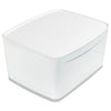 thumb-LEITZ MyBox Aufbewahrungsbox 18,0 l perlweiß/grau 38,5 x 31,8 x 19,8 cm