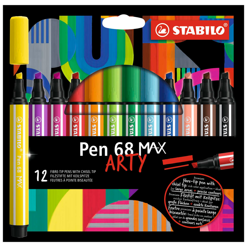 STABILO Arty Filzstifte farbsortiert, 12 St.