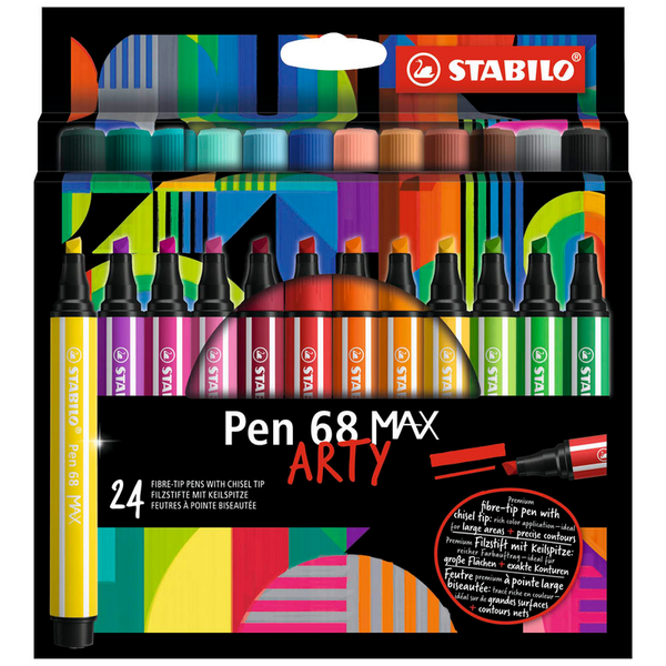 STABILO Arty Filzstifte farbsortiert, 24 St.