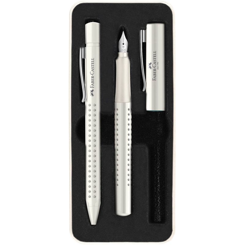 FABER-CASTELL Schreibset Grip 2010 weiß
