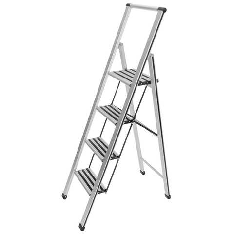 WENKO Klapptritt alu 4 Stufen, H: 144,0 cm
