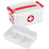 thumb-sunware the q-line Erste-Hilfe-Box 6,0 l weiß/rot 30,0 x 20,0 x 14,5 cm