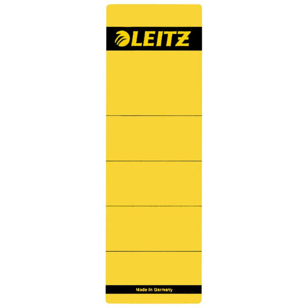 10 LEITZ Ordneretiketten 1642 gelb für 8,0 cm Rückenbreite