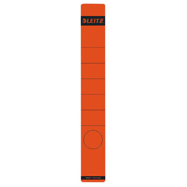 10 LEITZ Ordneretiketten 1648 rot für 5,2 cm Rückenbreite