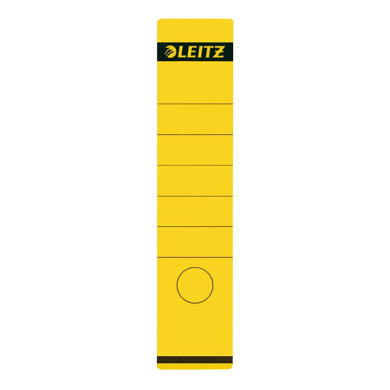 10 LEITZ Ordneretiketten 1640 gelb für 8,0 cm Rückenbreite