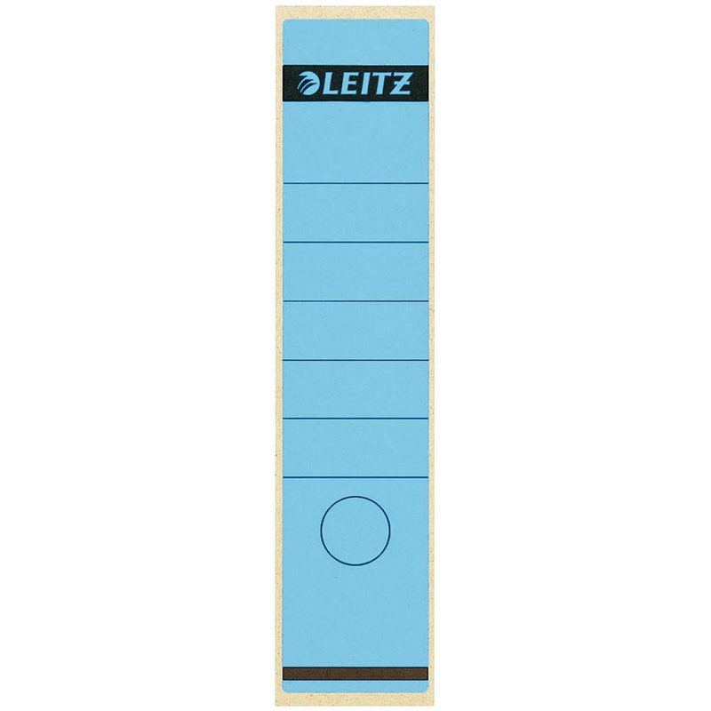 10 LEITZ Ordneretiketten 1640 blau für 8,0 cm Rückenbreite